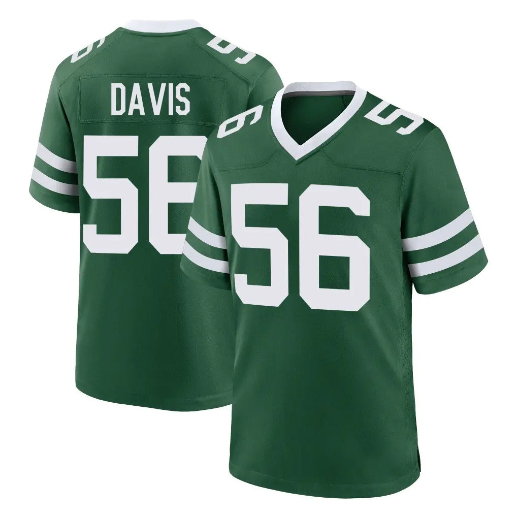 Elroe NY.Jets #56 Demario Davis Player Green Legacy Home Game Stitched Jerseys