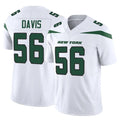 Elroe NY.Jets #56 Demario Davis Player White Limited Vapor F.U.S.E. Home Game Stitched Jerseys