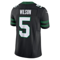 Elroe NY.Jets #5 Garrett Wilson Legacy Black Alternate Vapor F.U.S.E. Limited Stitched Jerseys