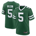 Elroe NY.Jets #5 Garrett Wilson Legacy Green Game Jersey Stitched American Stitched Jersey
