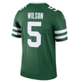 Elroe NY.Jets #5 Garrett Wilson Legacy Green Legend Jersey Stitched American Stitched Jerseys