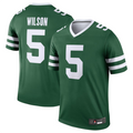 Elroe NY.Jets #5 Garrett Wilson Legacy Green Legend Jersey Stitched American Stitched Jersey