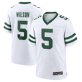 Elroe NY.Jets #5 Garrett Wilson Legacy White Game Jersey Stitched American Stitched Jersey
