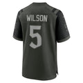 Elroe NY.Jets #5 Garrett Wilson Player Gotham Green Rivalries Collection Game Stitched Jerseys