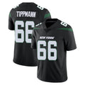 Elroe NY.Jets #66 Joe Tippmann Player Stealth Black Limited Vapor Home Game Stitched Jerseys