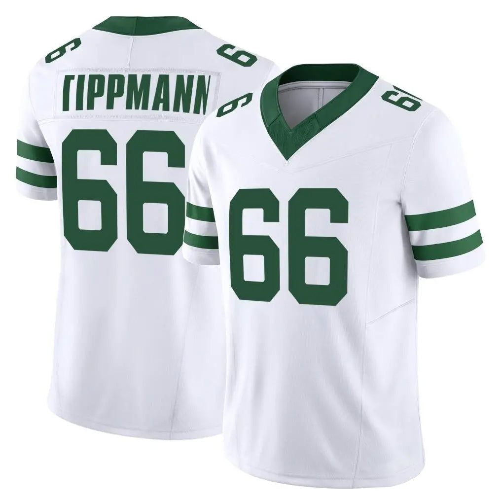 Elroe NY.Jets #66 Joe Tippmann Player White Legacy Limited Vapor F.U.S.E. Home Game Stitched Jerseys