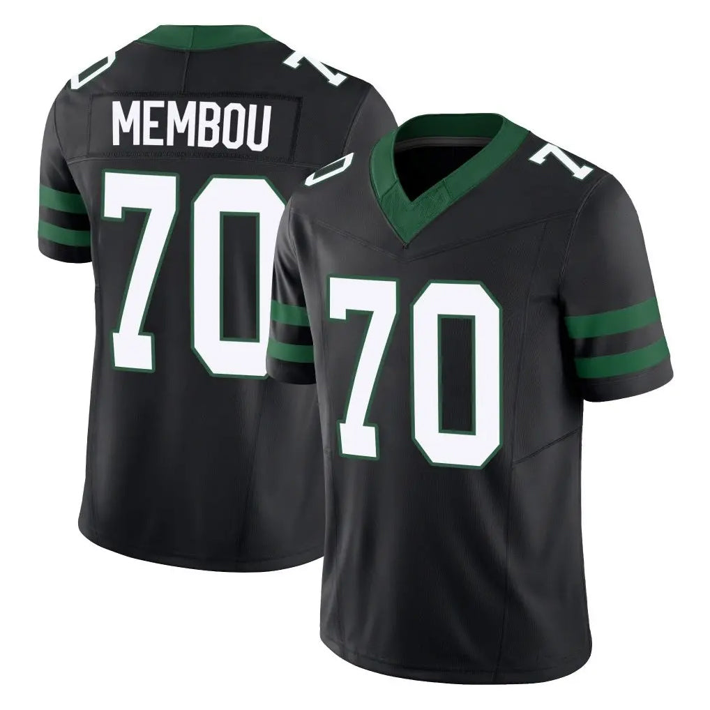 Elroe NY.Jets #70 Armand Membou Player Black Limited Legacy Vapor F.U.S.E. Home Game Stitched Jerseys