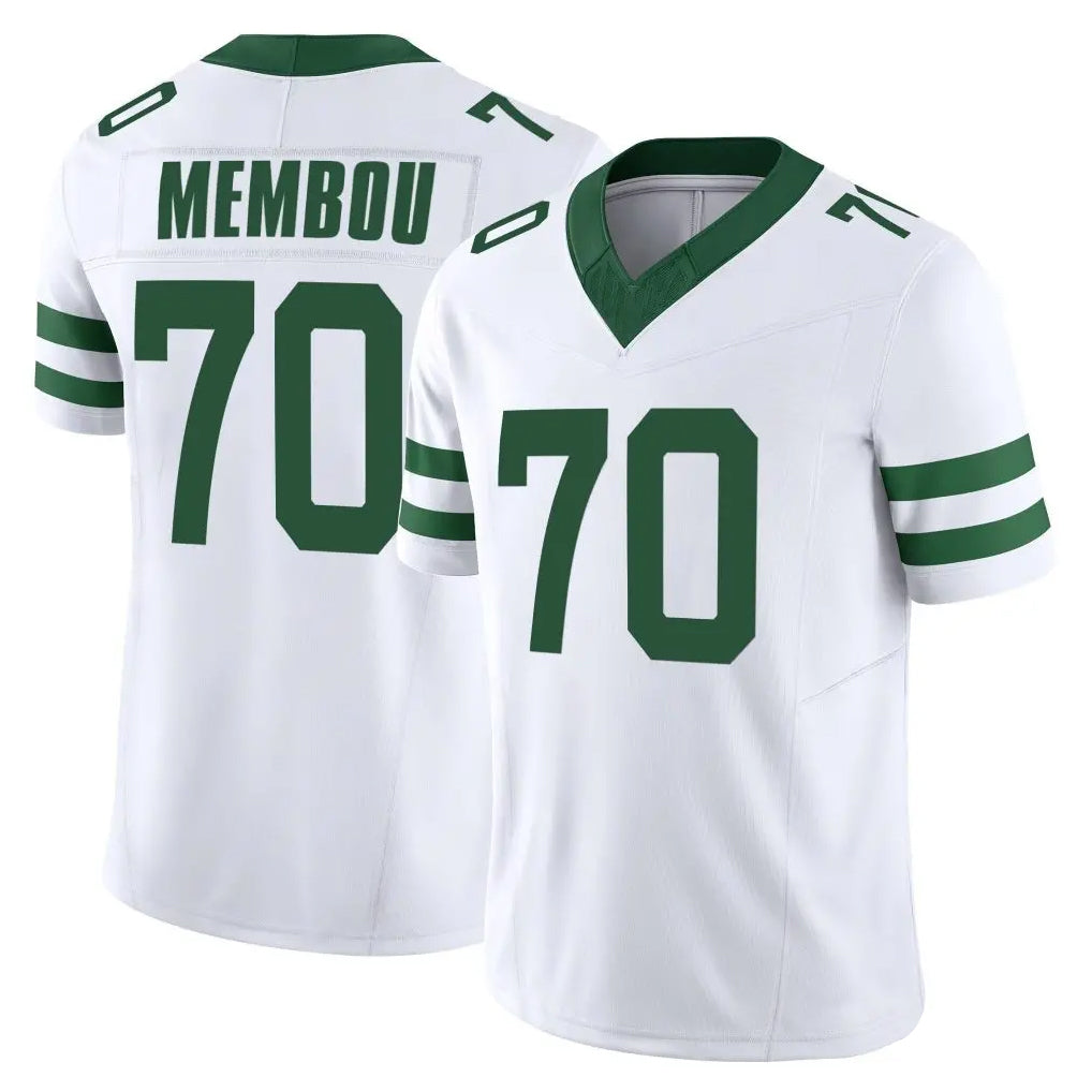 Elroe NY.Jets #70 Armand Membou Player White Legacy Limited Vapor F.U.S.E. Home Game Stitched Jerseys