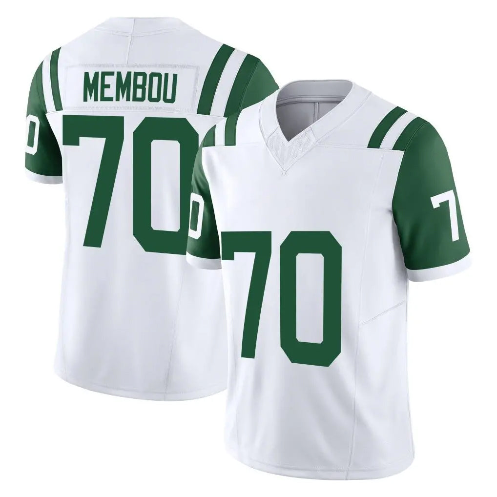 Elroe NY.Jets #70 Armand Membou Player White Limited Classic Vapor F.U.S.E. Home Game Stitched Jerseys