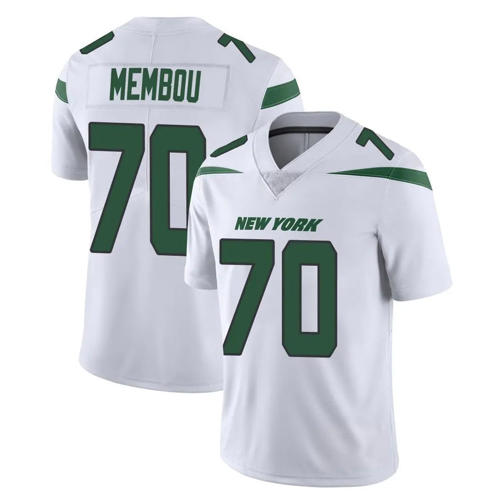 Elroe NY.Jets #70 Armand Membou Player White Spotlight Limited Vapor Home Game Stitched Jerseys