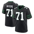 Elroe NY.Jets #71 Josh Myers Player Black Legacy Home Game Stitched Jerseys