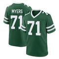 Elroe NY.Jets #71 Josh Myers Player Green Legacy Home Game Stitched Jerseys