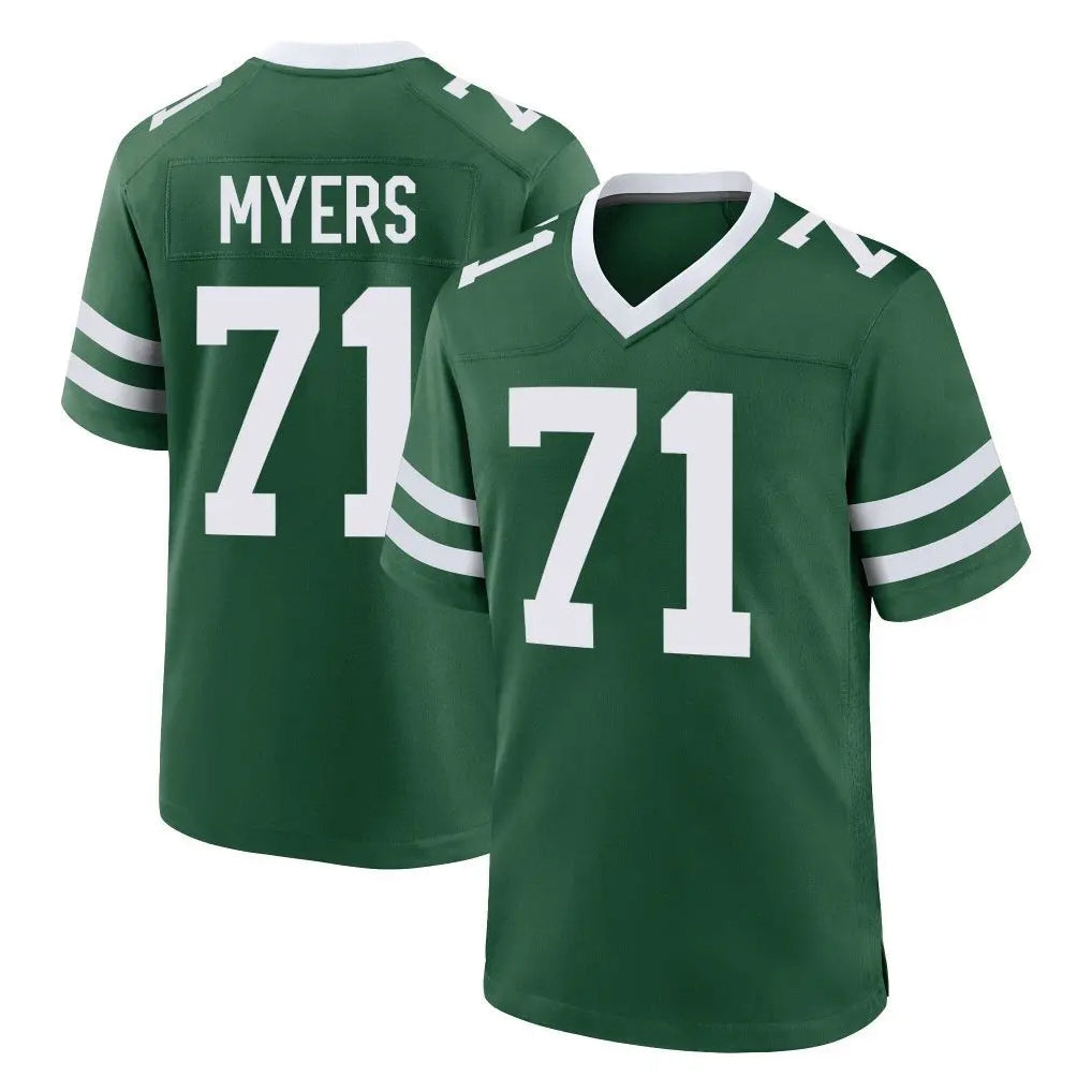 Elroe NY.Jets #71 Josh Myers Player Green Legacy Home Game Stitched Jerseys