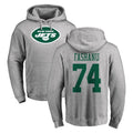 Elroe NY.Jets #74 Olu Fashanu Player Gray LOGO Pullover Hoodies Limited Game Stitched Jerseys
