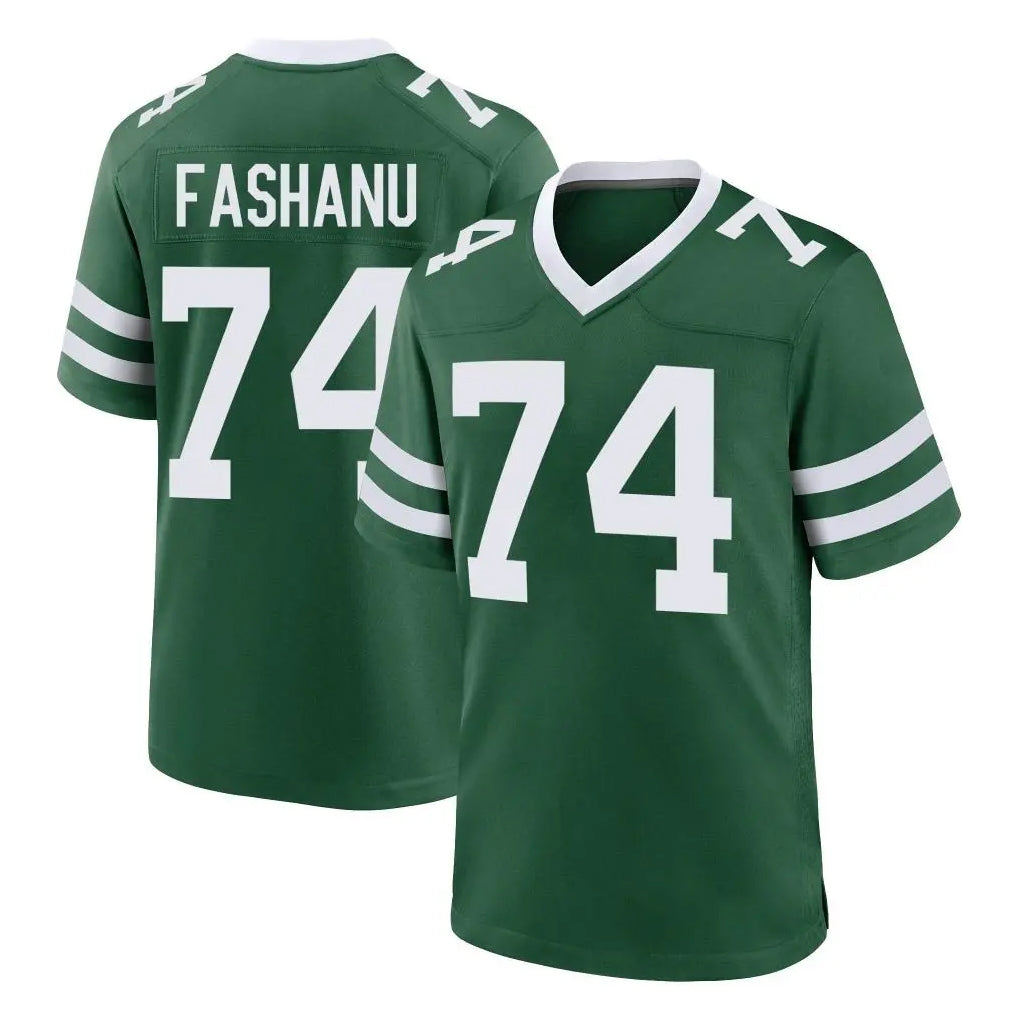 Elroe NY.Jets #74 Olu Fashanu Player Green Legacy Home Game Stitched Jerseys
