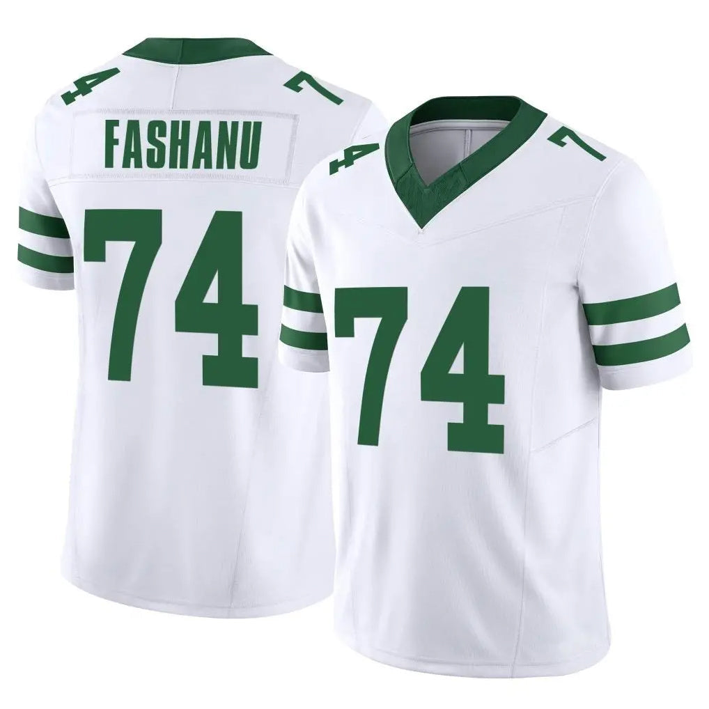 Elroe NY.Jets #74 Olu Fashanu Player White Legacy Limited Vapor F.U.S.E. Home Game Stitched Jerseys