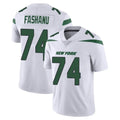Elroe NY.Jets #74 Olu Fashanu Player White Spotlight Limited Vapor Home Game Stitched Jerseys