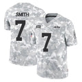 Elroe NY.Jets #7 Geno Smith Player Arctic Camo Salute to Service Limited Game Stitched Jerseys