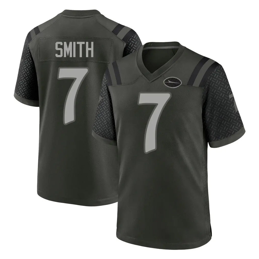 Elroe NY.Jets #7 Geno Smith Player Green 2025 Rivalries Collection Home Game Stitched Jerseys
