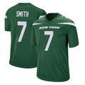 Elroe NY.Jets #7 Geno Smith Player Green Home Game Stitched Jerseys