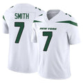 Elroe NY.Jets #7 Geno Smith Player White Limited Vapor F.U.S.E. Home Game Stitched Jerseys