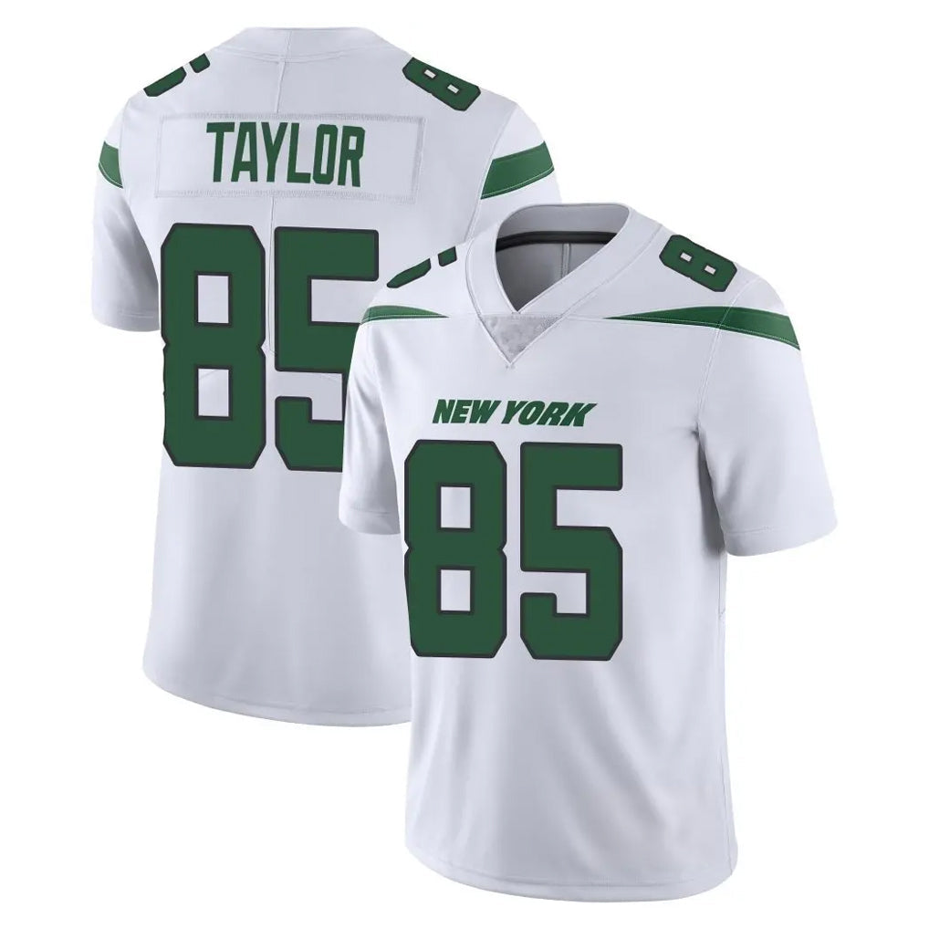 Elroe NY.Jets #85 Mason Taylor Player White Spotlight Limited Vapor Home Game Stitched Jerseys