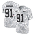 Elroe NY.Jets #91 Jowon Briggs Player Arctic Camo Salute to Service Limited Game Stitched Jerseys
