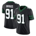 Elroe NY.Jets #91 Jowon Briggs Player Black Limited Legacy Vapor F.U.S.E. Home Game Stitched Jerseys