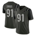 Elroe NY.Jets #91 Jowon Briggs Player Green Limited 2025 Rivalries Collection Home Game Stitched Jerseys