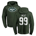 Elroe NY.Jets #99 T'Vondre Sweat Player Green LOGO Pullover Hoodies Limited Game Stitched Jerseys