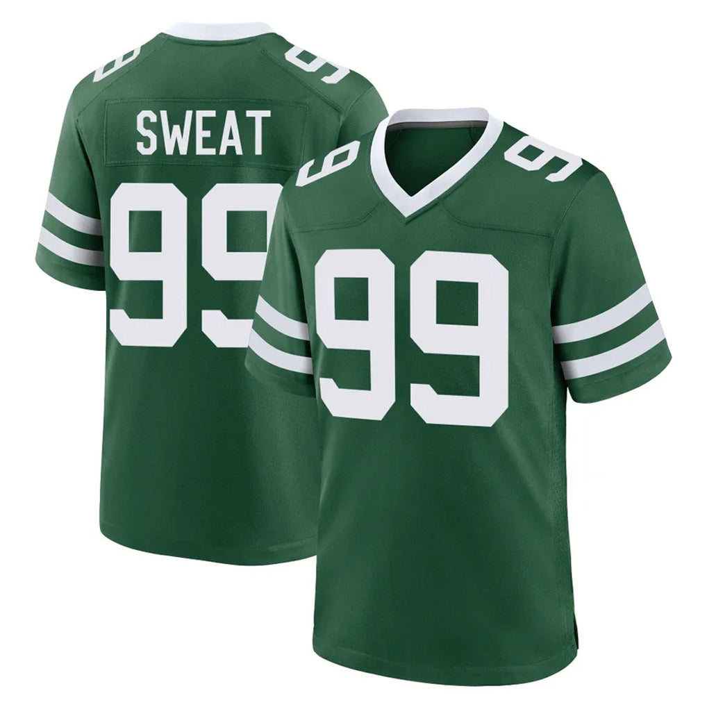 Elroe NY.Jets #99 T'Vondre Sweat Player Green Legacy Home Game Stitched Jerseys