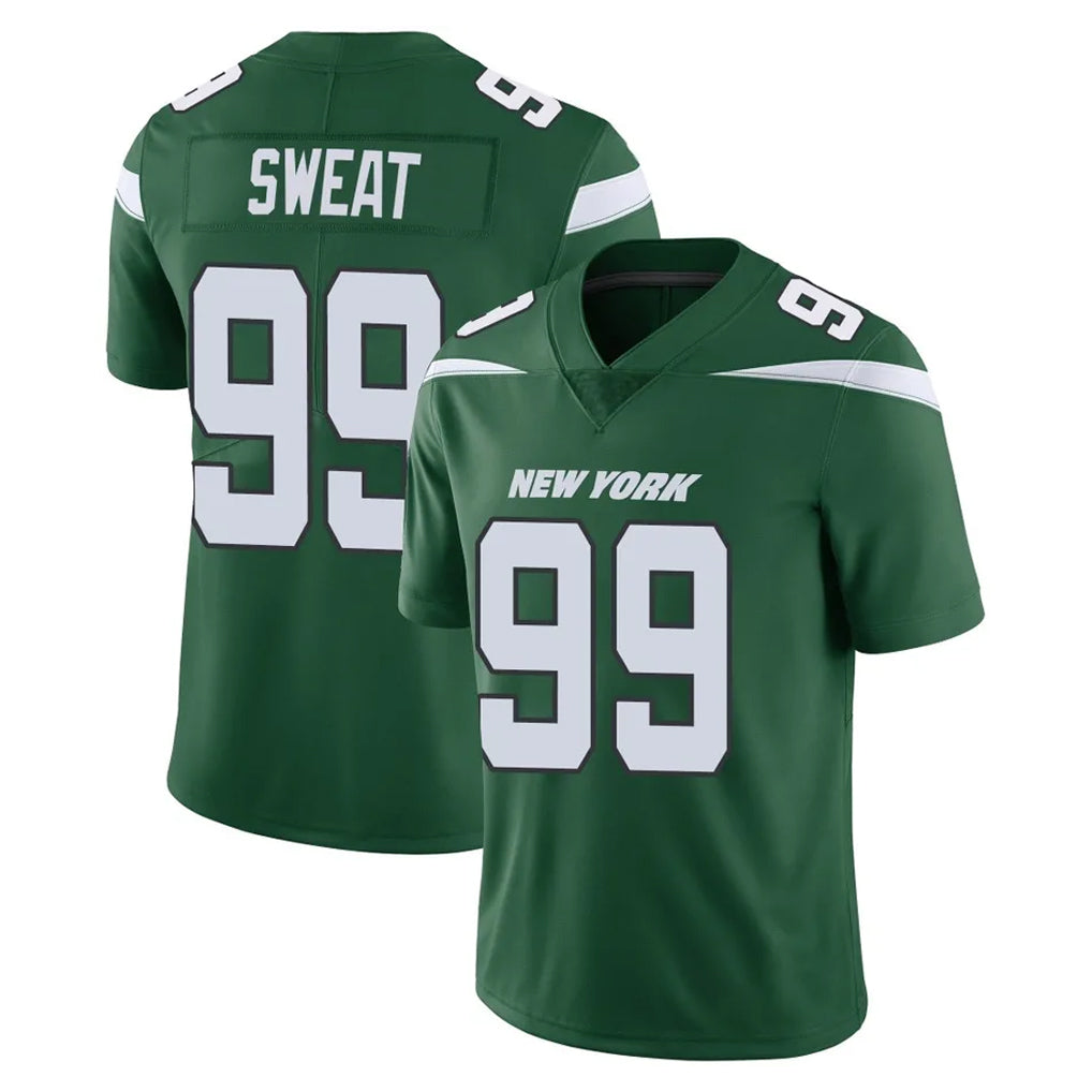 Elroe NY.Jets #99 T'Vondre Sweat Player Green Limited Vapor Home Game Stitched Jerseys