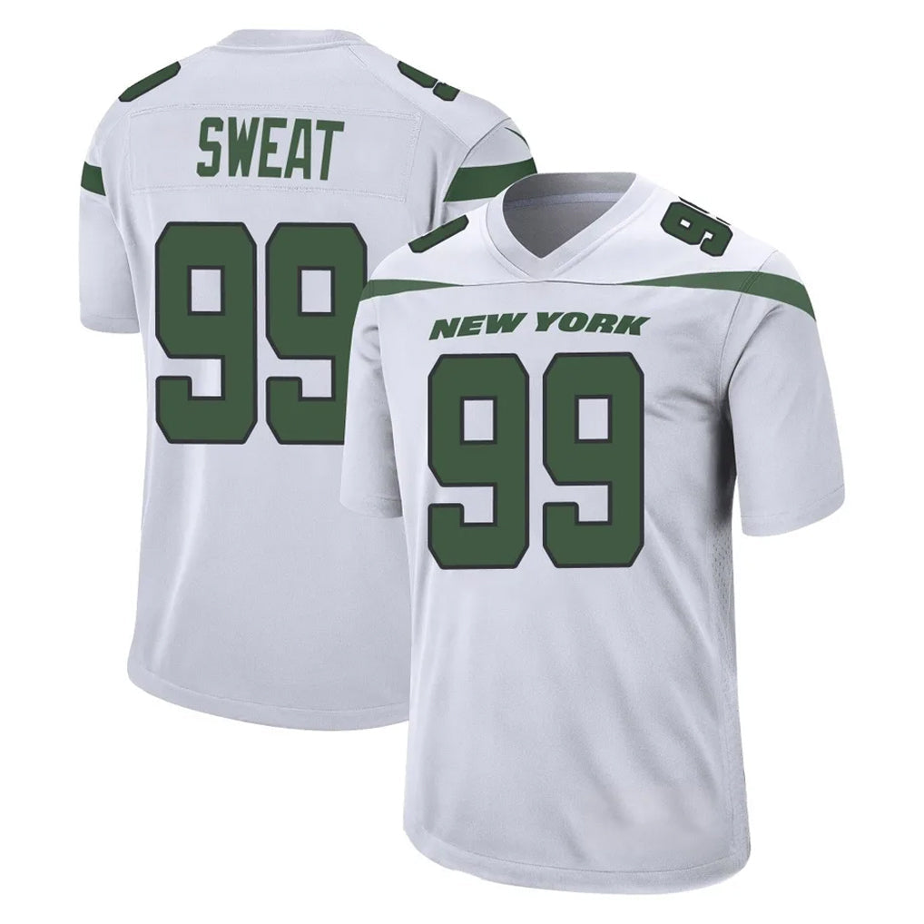 Elroe NY.Jets #99 T'Vondre Sweat Player White Spotlight Home Game Stitched Jerseys