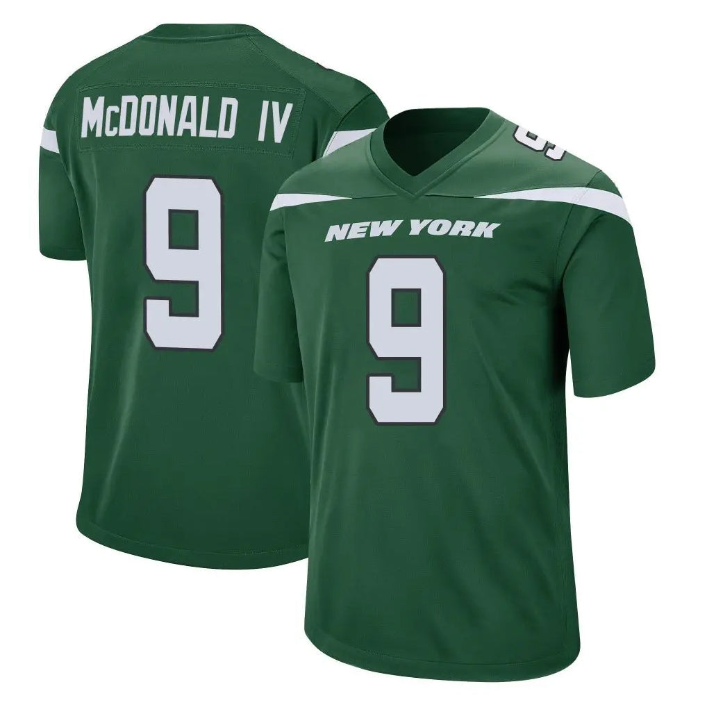 Elroe NY.Jets #9 Will McDonald IV Player Green Home Game Stitched Jerseys