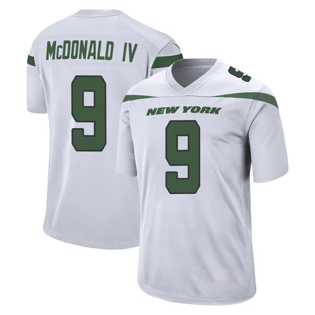 Elroe NY.Jets #9 Will McDonald IV Player White Spotlight Home Game Stitched Jerseys