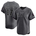 Elroe NY.Mets #17 Keith Hernandez Player Gray City Connect Limited Stitched Jerseys