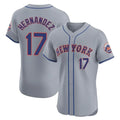 Elroe NY.Mets #17 Keith Hernandez Player Gray Road Limited Elite Home Stitched Jerseys