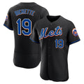 Elroe NY.Mets #19 Bo Bichette Player Black Replica Home Limited Elite Stitched Jerseys