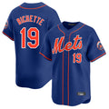 Elroe NY.Mets #19 Bo Bichette Player Royal Home Limited Stitched Jerseys
