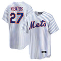 Elroe NY.Mets #27 Mark Vientos Player White Home Game Stitched Jerseys