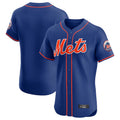 Elroe NY.Mets Blank Player Royal Limited Elite Home Stitched Jerseys