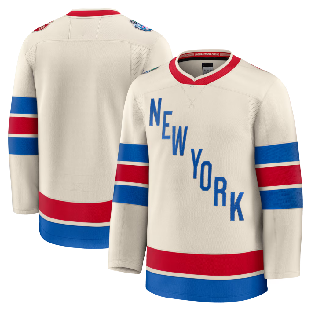 Elroe NY.Rangers Beige 2026 Winter Classic Premium Jerseys