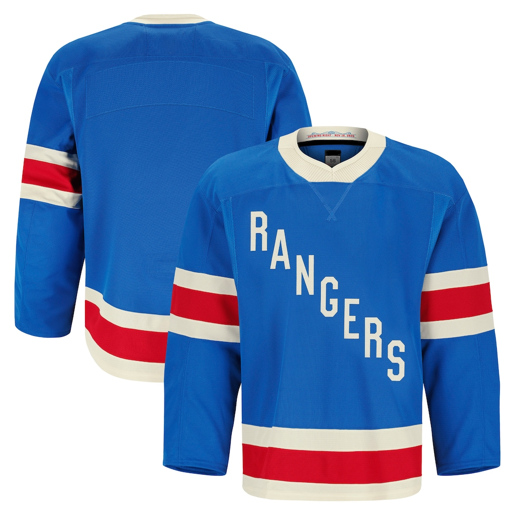 Elroe NY.Rangers Blue Centennial Authentic Pro Jerseys