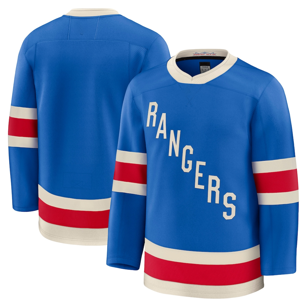 Elroe NY.Rangers Blue Centennial Premium Jerseys