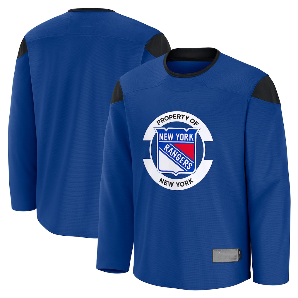 Elroe NY.Rangers Blue Practice Jerseys