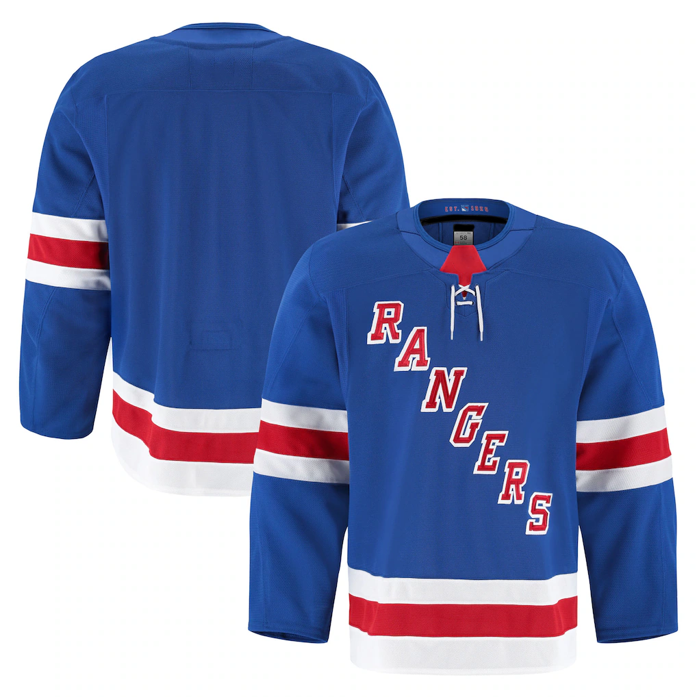 Elroe NY.Rangers Royal Home Authentic Pro Jerseys