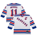 Elroe NY.Rangers #11 Mark Messier White 1993-94 Power Play Jerseys