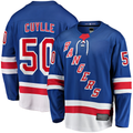 Elroe NY.Rangers #50 Will Cuylle Blue Home Premier Breakaway Player Jerseys