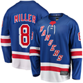 Elroe NY.Rangers #8 J.T. Miller Blue Home Breakaway Jerseys