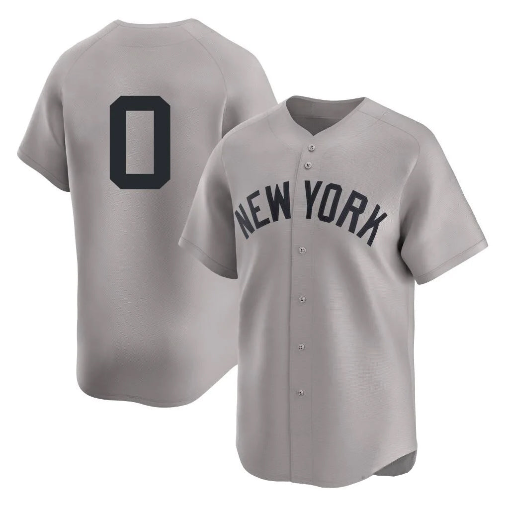 Elroe NY.Yankees #0 Marcus Stroman Player Gray Limited Stitched Jerseys